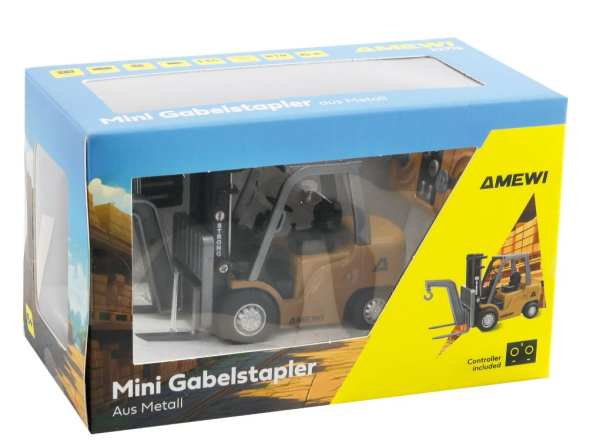 22715 Mini Gabelstapler aus Metall 8-Kanal 1:64 RTR